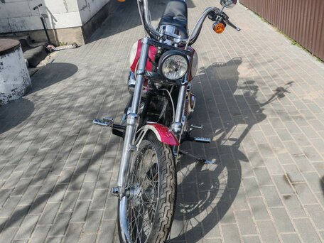 2007 Harley-Davidson Softail Custom, красный, 679239 рублей, вид 4