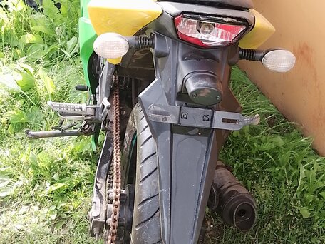 2006 Kawasaki ZX-6R Ninja, зелёный, 80000 рублей, вид 5