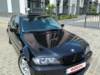 2002 BMW 3 серии 320i IV (E46) Рестайлинг, чёрный, 1120000 рублей, вид 4