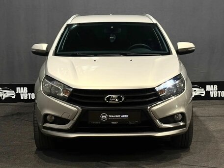 2018 Lada (ВАЗ) Vesta SW I, бежевый, 920000 рублей, вид 2