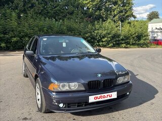 2002 BMW 5 серии 525i IV (E39) Рестайлинг, синий, 600000 рублей, вид 2