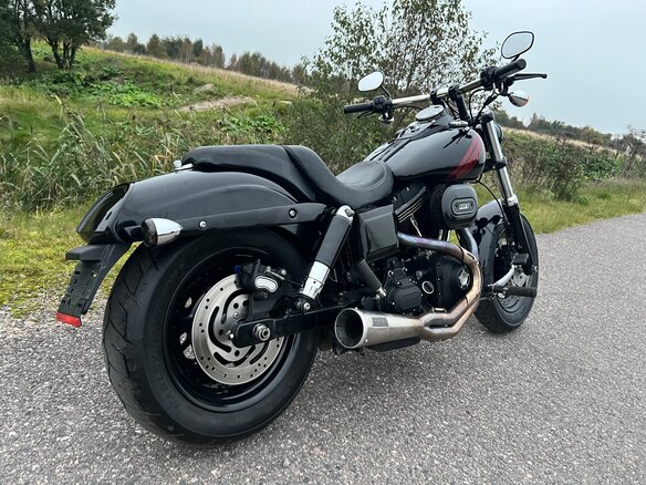 2015 Harley-Davidson Fat Bob, чёрный, 1100000 рублей - вид 11