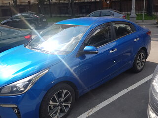 2017 Kia Rio IV, синий, 1430000 рублей, вид 2