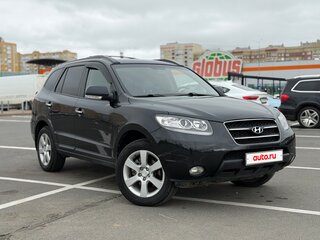 2008 Hyundai Santa Fe II, чёрный, 1295000 рублей, вид 3