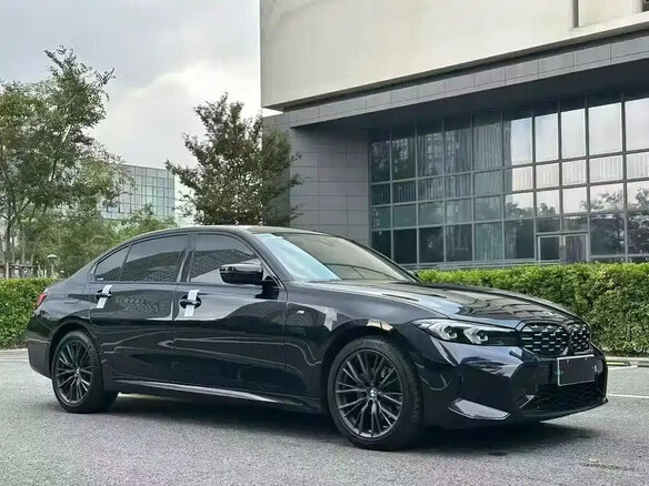 2022 BMW 3 серии 320Li VII (G2x) Рестайлинг, чёрный - вид 2