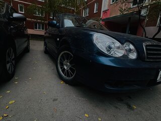 2006 Hyundai Sonata ТагАЗ IV (EF) Рестайлинг, синий, 350000 рублей, вид 1