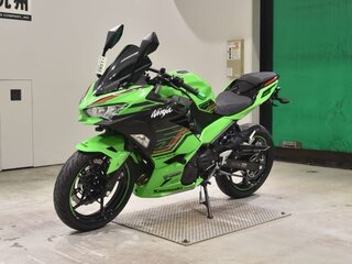 2023 Kawasaki Ninja 400, зелёный, 570000 рублей, вид 4