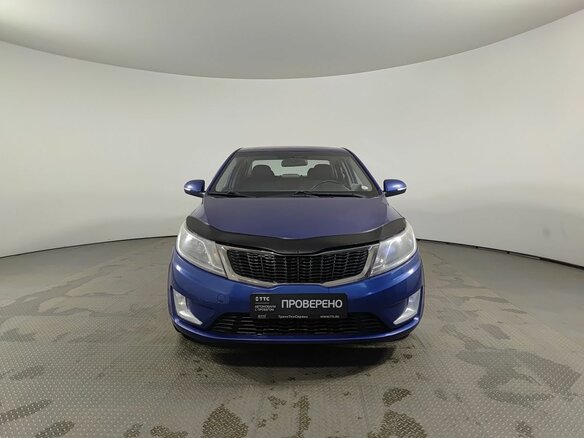 2014 Kia Rio 6-speed III, синий, 715000 рублей - вид 1