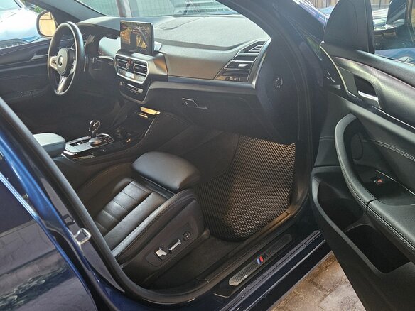 2022 BMW X4 20i II (G02) Рестайлинг, синий, 6190000 рублей - вид 9