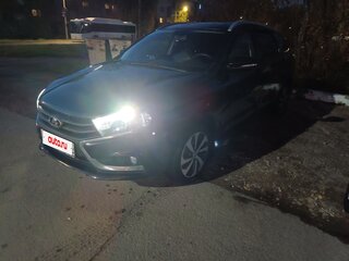 2018 Lada (ВАЗ) Vesta SW I, чёрный, 970000 рублей, вид 4