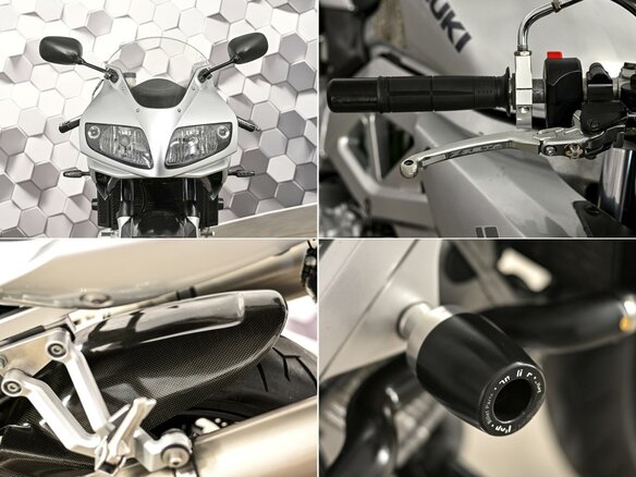 2003 Suzuki SV 1000, серебристый - вид 9