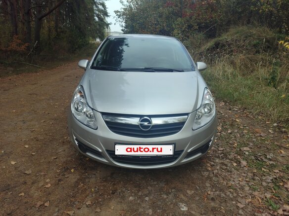 2008 Opel Corsa D, серебристый, 495000 рублей - вид 1