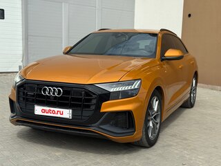 2019 Audi Q8 55 TFSI I (4M), оранжевый, 6000000 рублей, вид 1