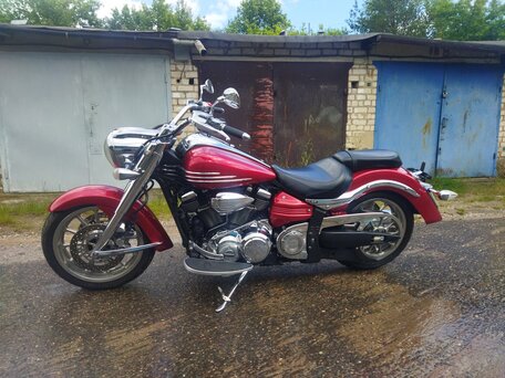 2006 Yamaha XV 1900, красный, 726048 рублей, вид 5