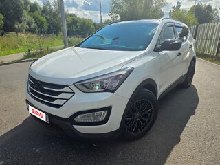 2013 Hyundai Santa Fe III, белый, 1750000 рублей, вид 2