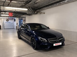 2015 Mercedes-Benz CLS 350 BlueTEC II (C218) Рестайлинг, синий, 3750000 рублей, вид 1