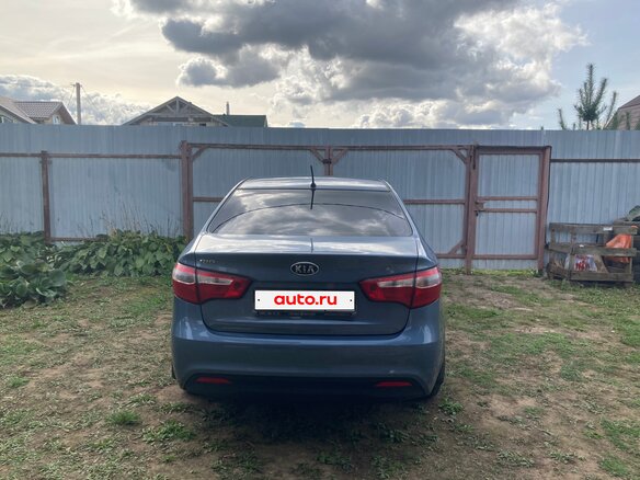 2012 Kia Rio 5-speed III, голубой - вид 1