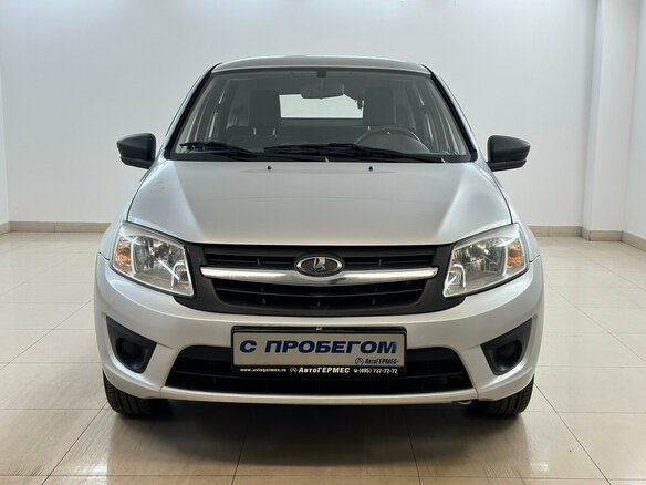 2015 Lada (ВАЗ) Granta I, серебристый, 499000 рублей - вид 1