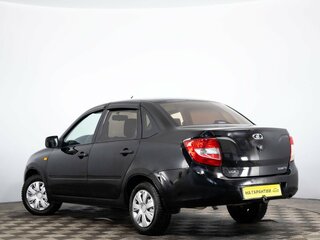 2013 Lada (ВАЗ) Granta I, чёрный, 199000 рублей, вид 4