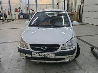 2008 Hyundai Getz I Рестайлинг, белый, 720000 рублей, вид 5