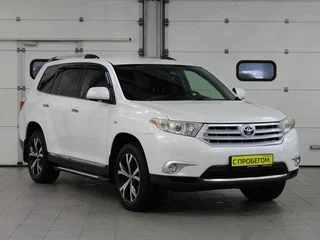 2012 Toyota Highlander II (XU40) Рестайлинг, белый, 1957000 рублей, вид 3