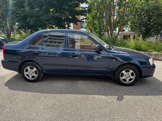2008 Hyundai Accent ТагАЗ II, синий, 329000 рублей, вид 4
