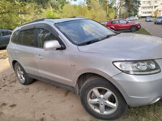 2008 Hyundai Santa Fe II, серебристый, 875000 рублей, вид 2