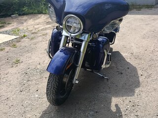 2007 Harley-Davidson Street Glide, синий, 777000 рублей, вид 3