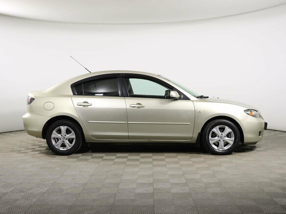 2008 Mazda 3 I (BK) Рестайлинг, золотистый - вид 3
