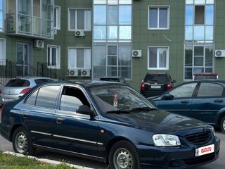 2007 Hyundai Accent ТагАЗ II, синий, 400000 рублей, вид 3