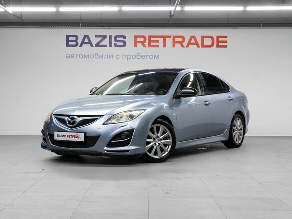 2011 Mazda 6 II (GH) Рестайлинг, голубой
