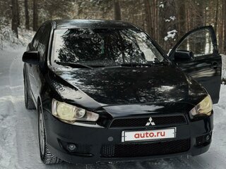 2008 Mitsubishi Lancer X, чёрный, 655000 рублей, вид 3