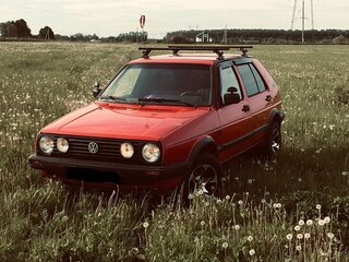 1990 Volkswagen Golf KAT II, красный, 150000 рублей, вид 1