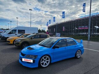 2007 Mitsubishi Lancer Evolution IX, голубой, 2800000 рублей, вид 4