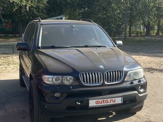 2005 BMW X5 4.4i I (E53) Рестайлинг, чёрный, 1600000 рублей, вид 3