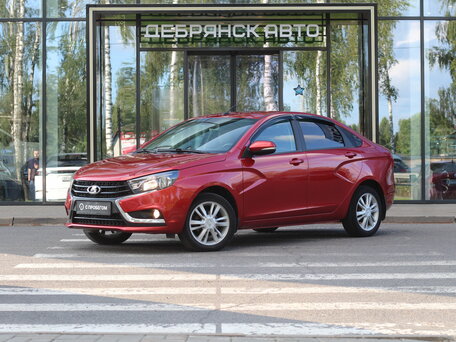 2016 Lada (ВАЗ) Vesta I, красный, 695000 рублей, вид 1