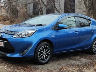 2017 Toyota Aqua I Рестайлинг 2, синий, 1200000 рублей, вид 2