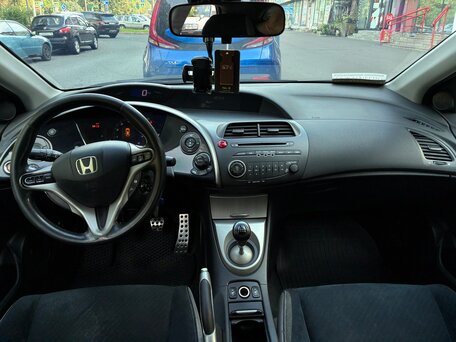2008 Honda Civic VIII, чёрный, 580000 рублей, вид 5