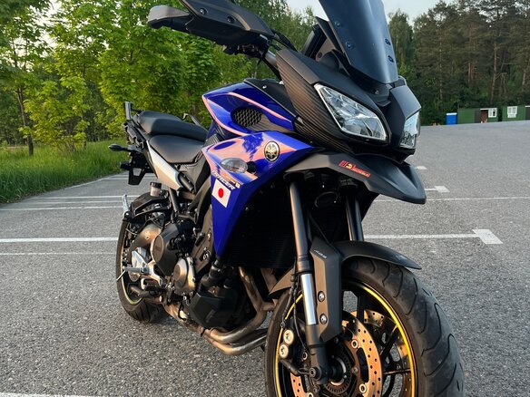 2017 Yamaha MT-09 Tracer (FJ-09), синий, 720000 рублей - вид 8