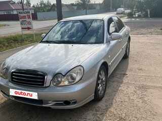 2004 Hyundai Sonata ТагАЗ IV (EF) Рестайлинг, серебристый, 450000 рублей, вид 1