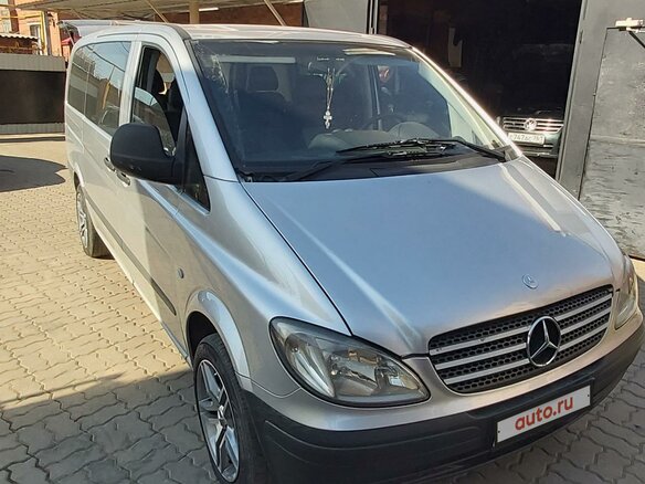 2003 Mercedes-Benz Vito 111 CDI L3 II (W639), серебристый