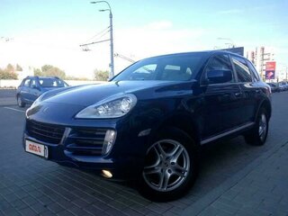 2008 Porsche Cayenne I Рестайлинг (957), синий, 3600000 рублей, вид 2