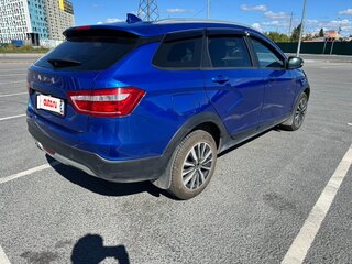 2020 Lada (ВАЗ) Vesta SW Cross I, синий, 665000 рублей, вид 4