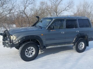 1996 Toyota Land Cruiser 80 Series Рестайлинг, серый, 3200000 рублей, вид 3