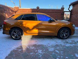 2018 Audi Q8 55 TFSI I (4M), оранжевый, 6550000 рублей, вид 3