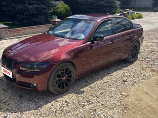 2008 BMW 3 серии 318i V (E90/E91/E92/E93) Рестайлинг, красный, 900000 рублей, вид 3