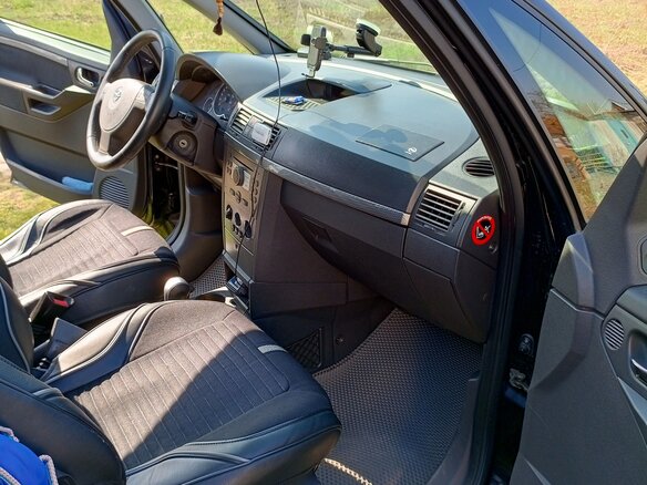 2008 Opel Meriva A Рестайлинг, чёрный, 480000 рублей - вид 11