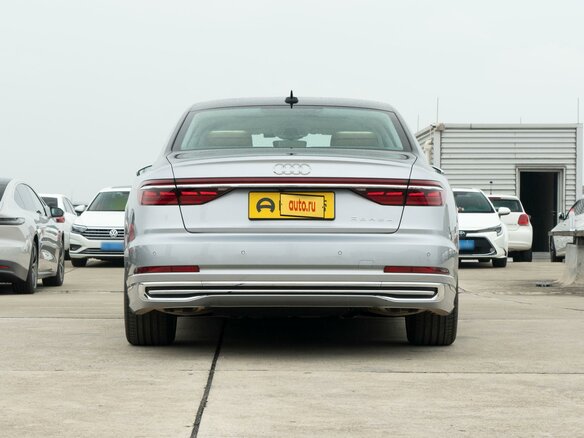 2023 Audi A8 Long 55 TFSI IV (D5) Рестайлинг, серебристый - вид 7
