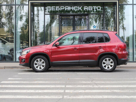 2013 Volkswagen Tiguan I Рестайлинг, красный, 1130000 рублей, вид 2