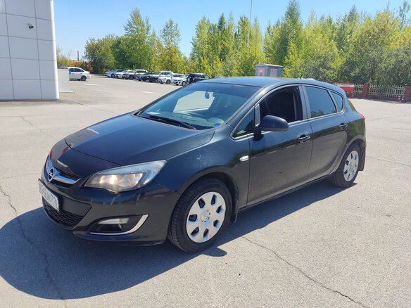 2013 Opel Astra J Рестайлинг, чёрный, 650000 рублей